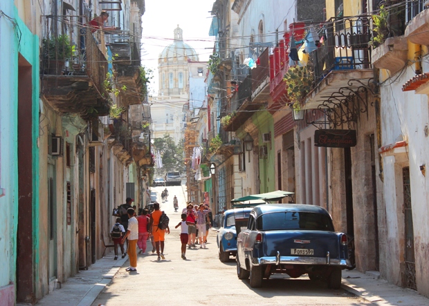 Küba Havana sokakları